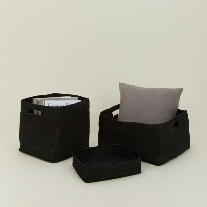 Essential Low Basket - Hawkins New York - Storage + Organization - Natural - HORNE