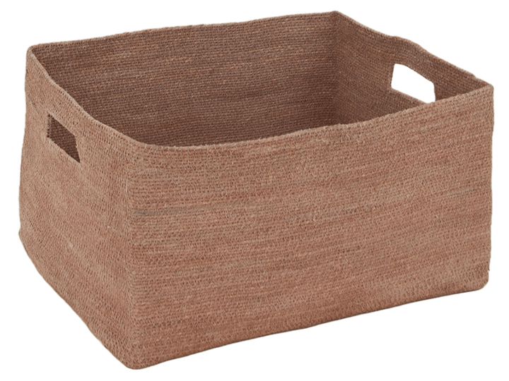 Essential Low Basket - Hawkins New York - Storage + Organization - Blush - HORNE