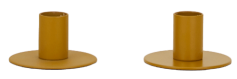 Essential Metal Candle Holder - Set of 2 - Hawkins New York - Candle Holders - Black - HORNE