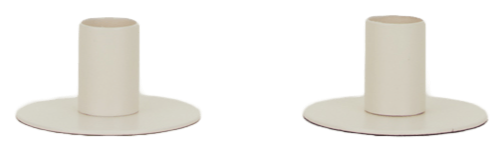 Essential Metal Candle Holder - Set of 2 - Hawkins New York - Candle Holders - Black - HORNE