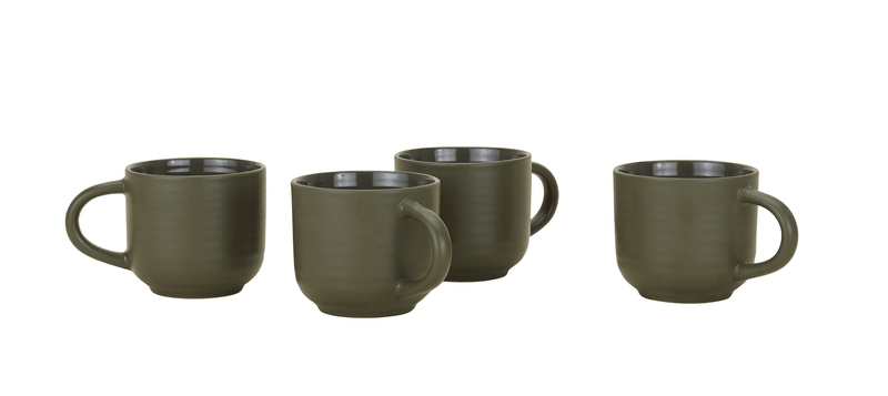 Essential Mug - Set of 4 - Hawkins New York - Dinnerware - Olive - HORNE
