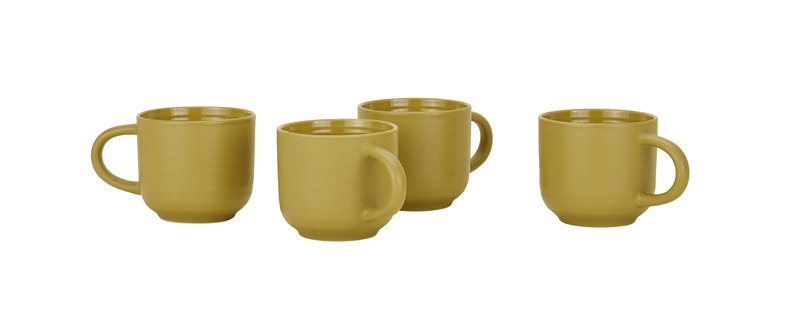 Essential Mug - Set of 4 - Hawkins New York - Dinnerware - Olive - HORNE