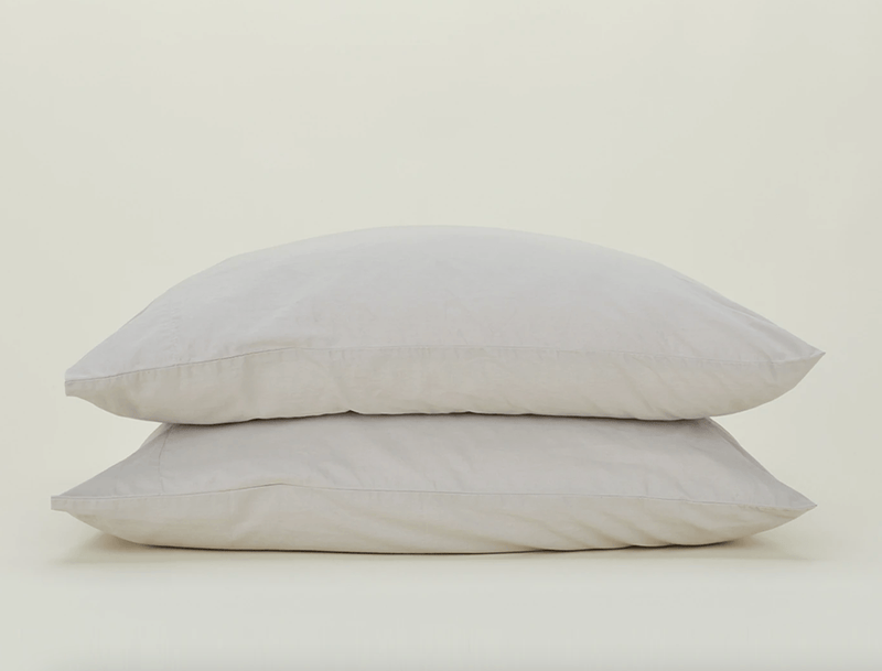 Essential Percale Pillowcase - Hawkins New York - Bedding + Pillows - Standard - White - HORNE