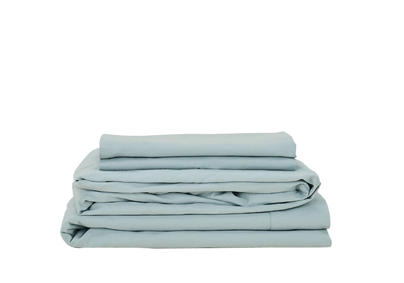 Essential Percale Sheet Set - Hawkins New York - Bedding + Pillows - Queen - White - HORNE