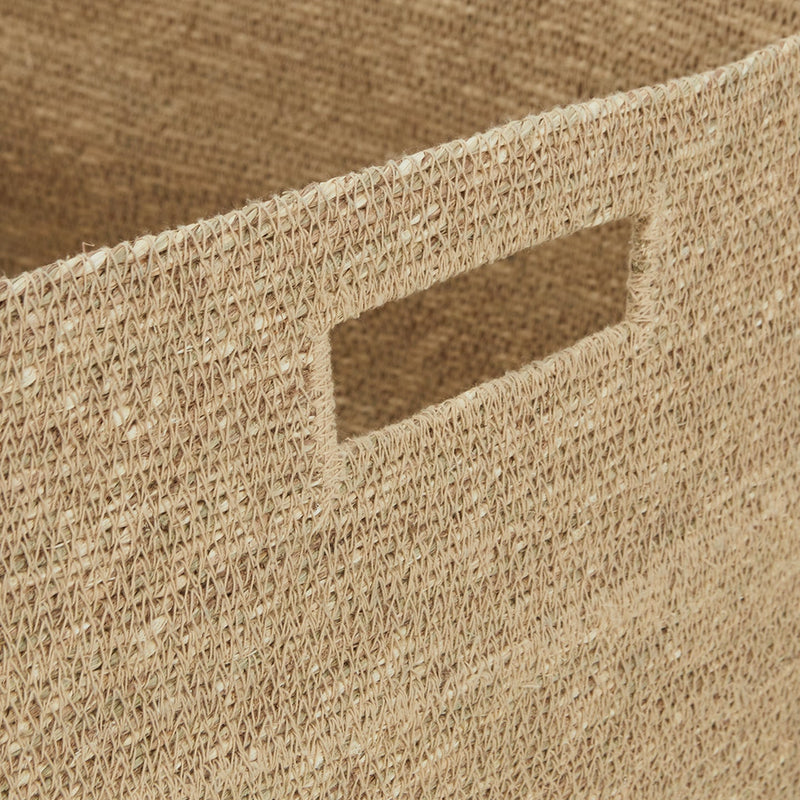 Essential Square Basket - Hawkins New York - Storage + Organization - Blush - HORNE