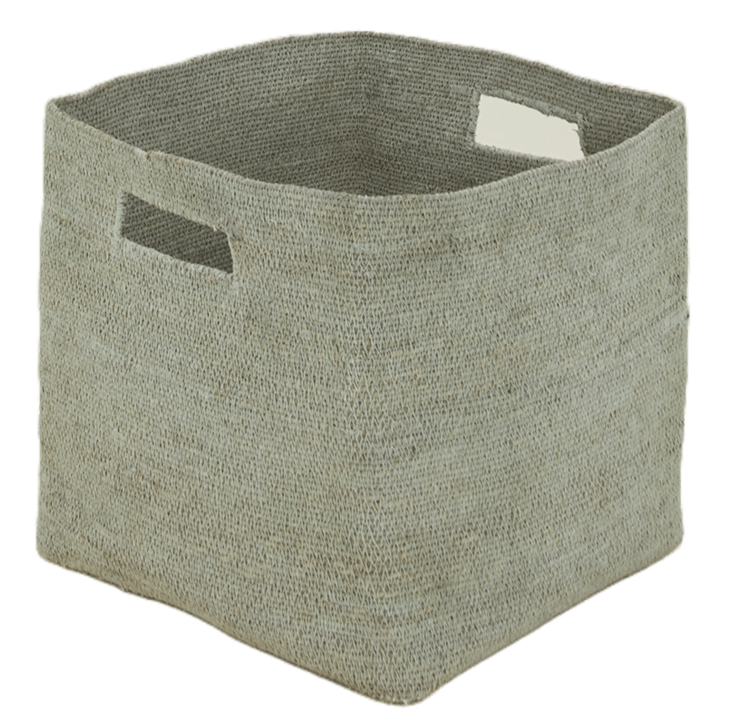 Essential Square Basket - Hawkins New York - Storage + Organization - Blush - HORNE