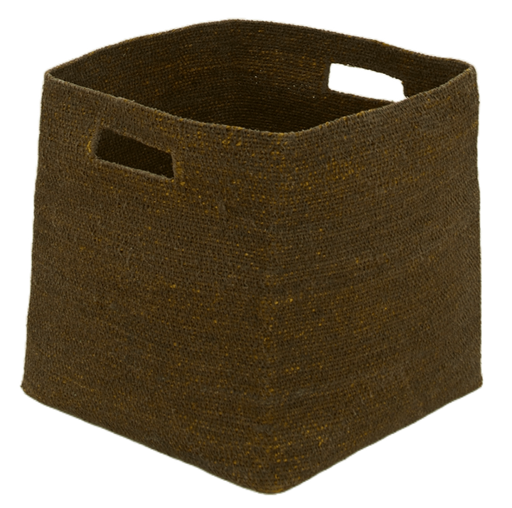 Essential Square Basket - Hawkins New York - Storage + Organization - Olive - HORNE