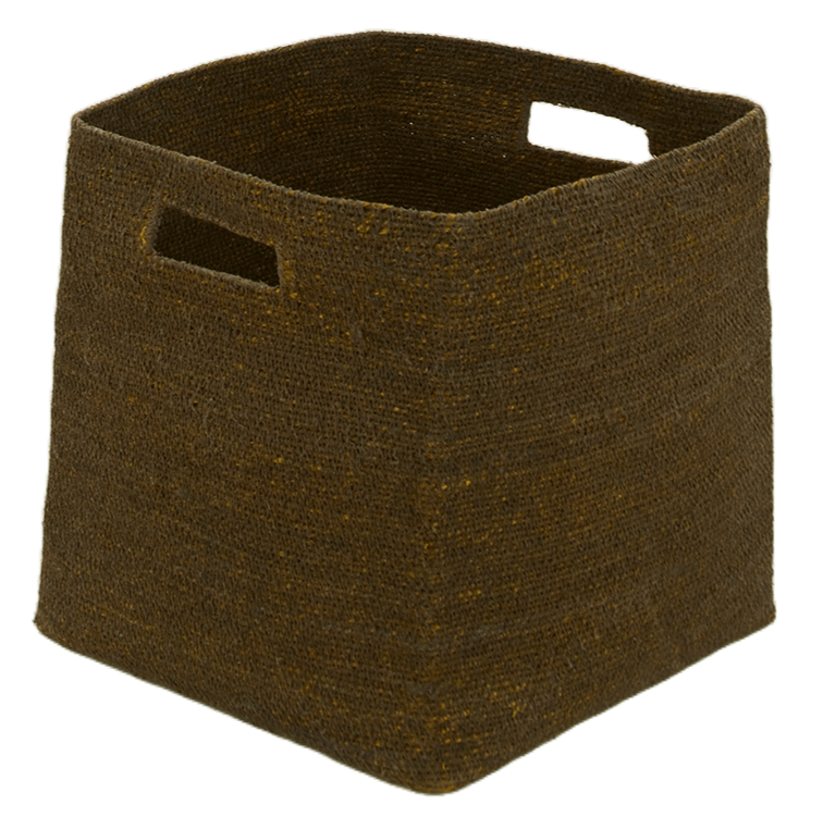 Essential Square Basket - Hawkins New York - Storage + Organization - Blush - HORNE