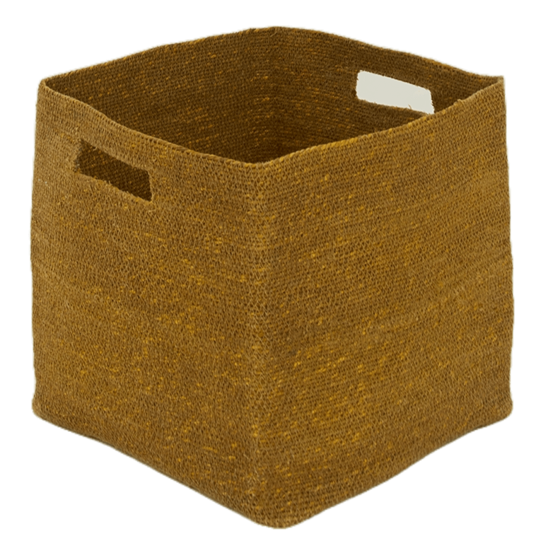 Essential Square Basket - Hawkins New York - Storage + Organization - Blush - HORNE