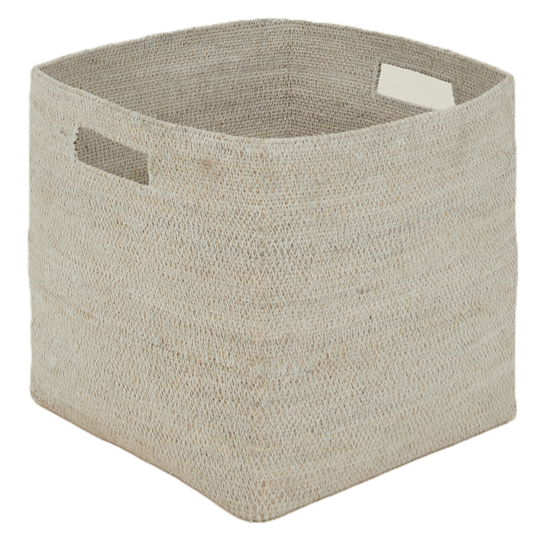 Essential Square Basket - Hawkins New York - Storage + Organization - White - HORNE