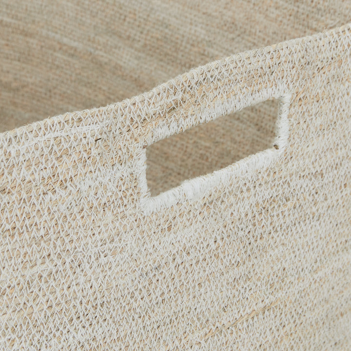 Essential Square Basket - Hawkins New York - Storage + Organization - Natural - HORNE