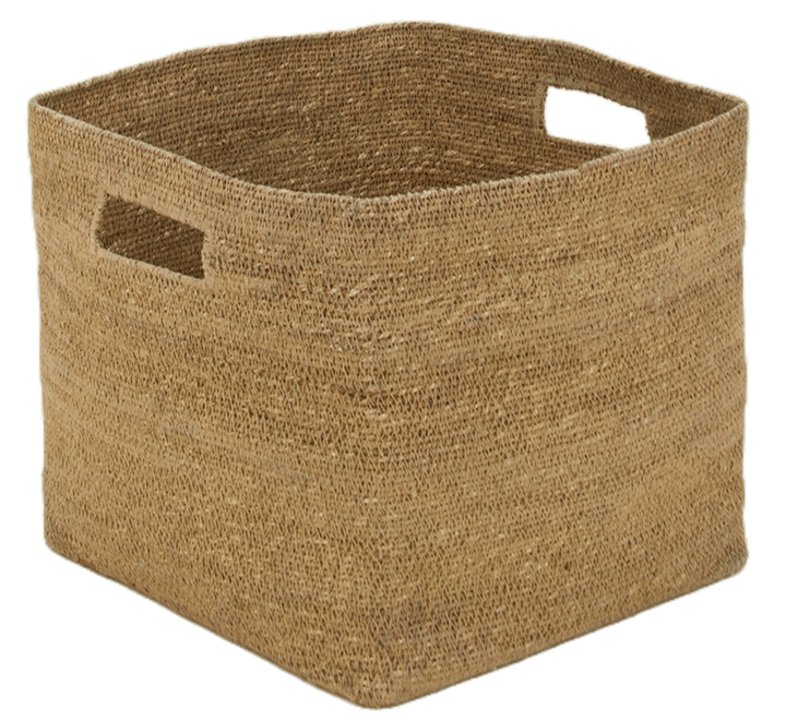 Essential Square Basket - Hawkins New York - Storage + Organization - Natural - HORNE