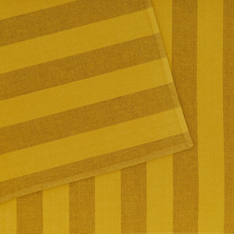 Essential Striped Placemat - Set of 4 - Hawkins New York - Kitchen + Table Linens - Ivory/ Flax - HORNE