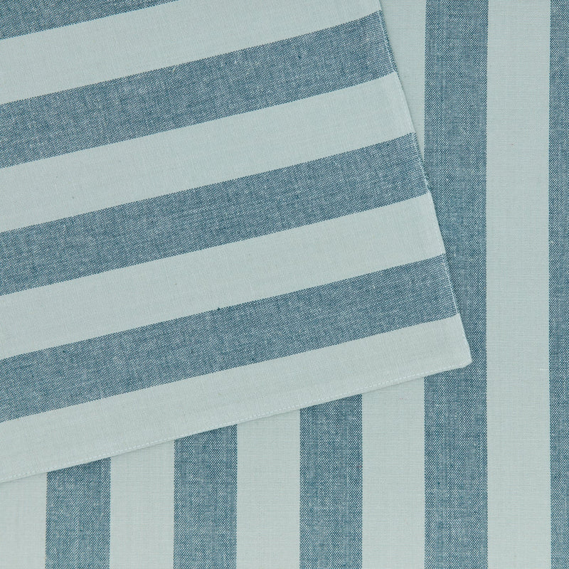 Essential Striped Placemat - Set of 4 - Hawkins New York - Kitchen + Table Linens - Ivory/ Flax - HORNE
