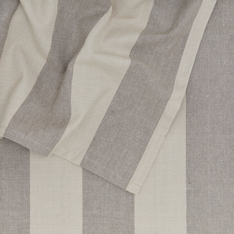 Essential Striped Tablecloth - Hawkins New York - Kitchen + Table Linens - Ivory/ Flax - HORNE