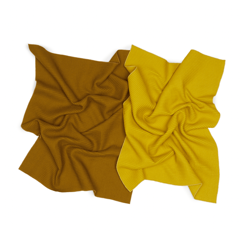 Essential Waffle Dish Towels - Set of 2 - Hawkins New York - Kitchen Tools - Ivory/White - HORNE