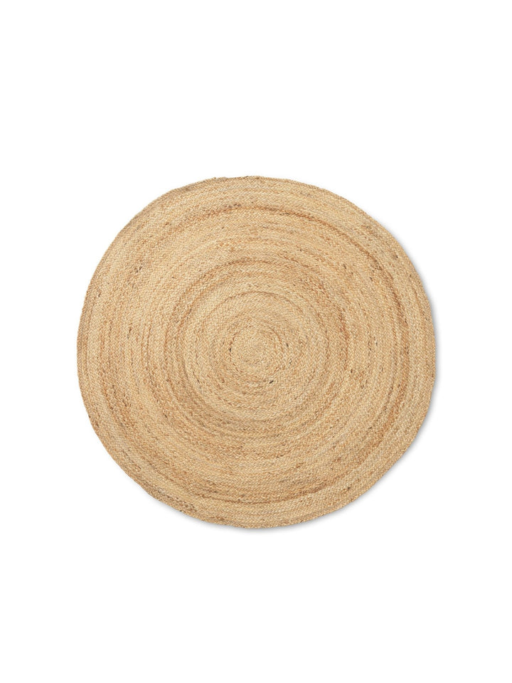 Eternal Round Jute Rug - Ferm Living Rugs - Small - Natural - HORNE