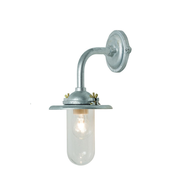 Exterior Bracket Light - Davey Lighting - Outdoor Lights - Galvanized Iron, Clear Glass - HORNE