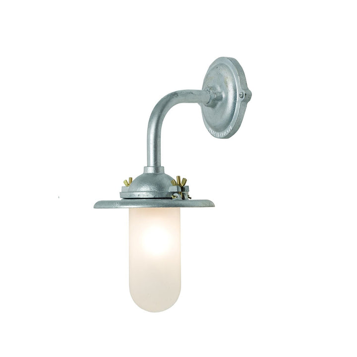 Exterior Bracket Light - Davey Lighting - Outdoor Lights - Galvanized Iron, Frosted Glass - HORNE