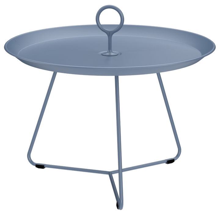EYELET Tray Table - HOUE - Outdoor Furniture - 22.6"Ø - Pigeon Blue - HORNE