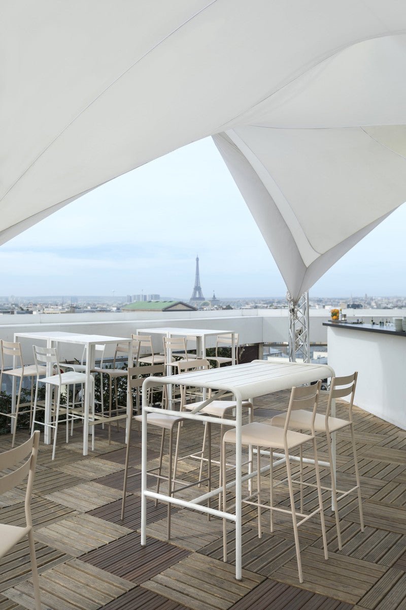 Facto High Stool - Fermob - Outdoor Furniture - Acapulco Blue - HORNE