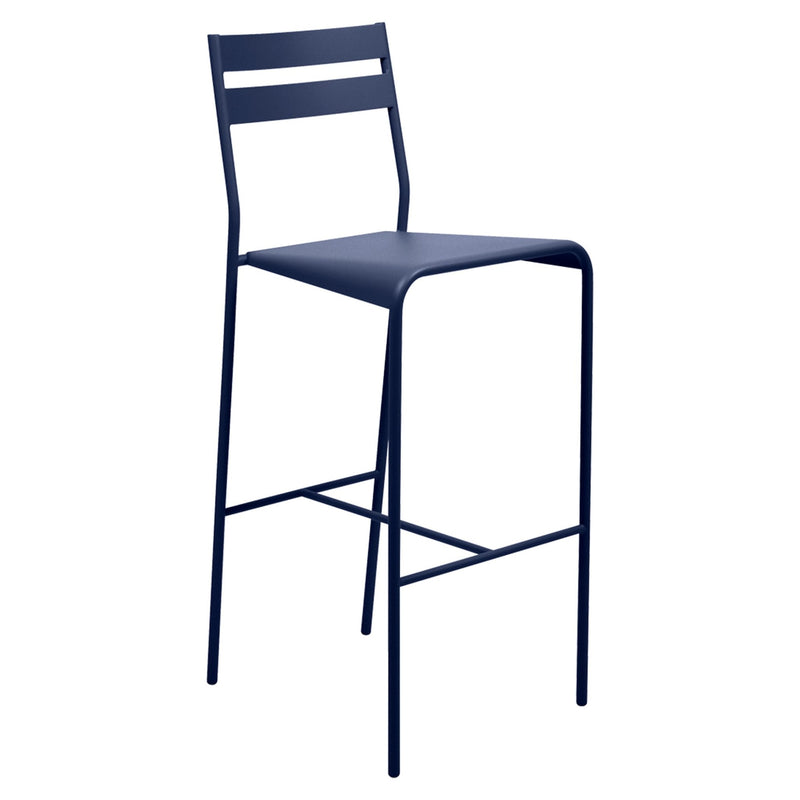Facto High Stool - Fermob - Outdoor Furniture - Acapulco Blue - HORNE