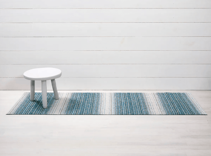 Fade Stripe Shag Rug - Chilewich - Rugs - Runner - Lagoon - HORNE