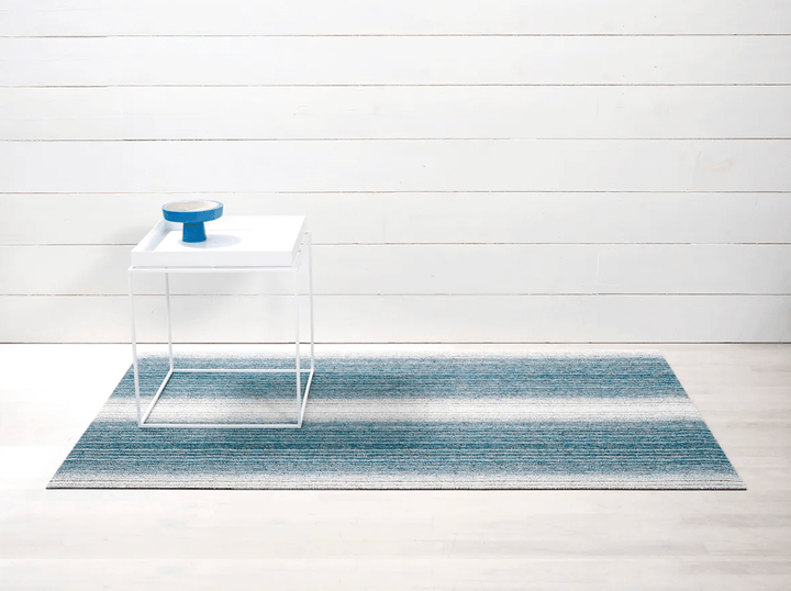 Fade Stripe Shag Rug - Chilewich - Rugs - Big Mat - Lagoon - HORNE
