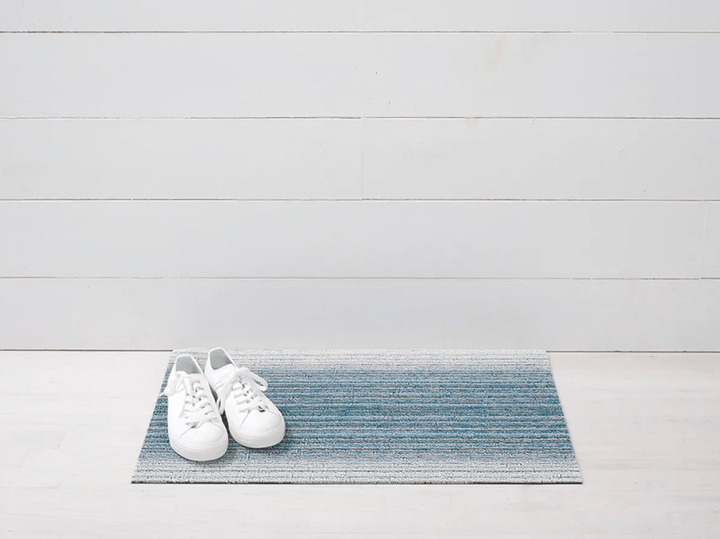 Fade Stripe Shag Rug - Chilewich - Rugs - Doormat - Lagoon - HORNE