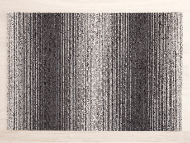 Fade Stripe Shag Rug - Chilewich - Rugs - Utility Mat - Stone - HORNE