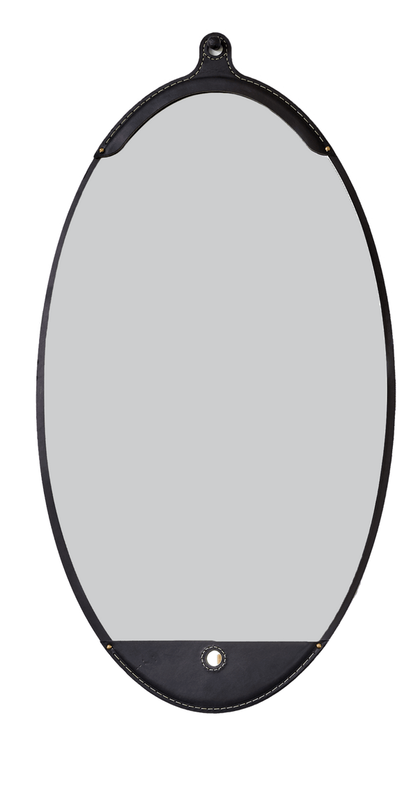 Fairmount Mirror - Long Oval - Lostine - Mirrors - Black - HORNE
