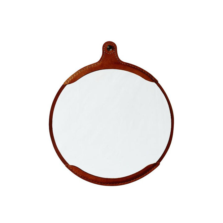 Fairmount Mirror - Round - Lostine - Mirrors - Tan - HORNE