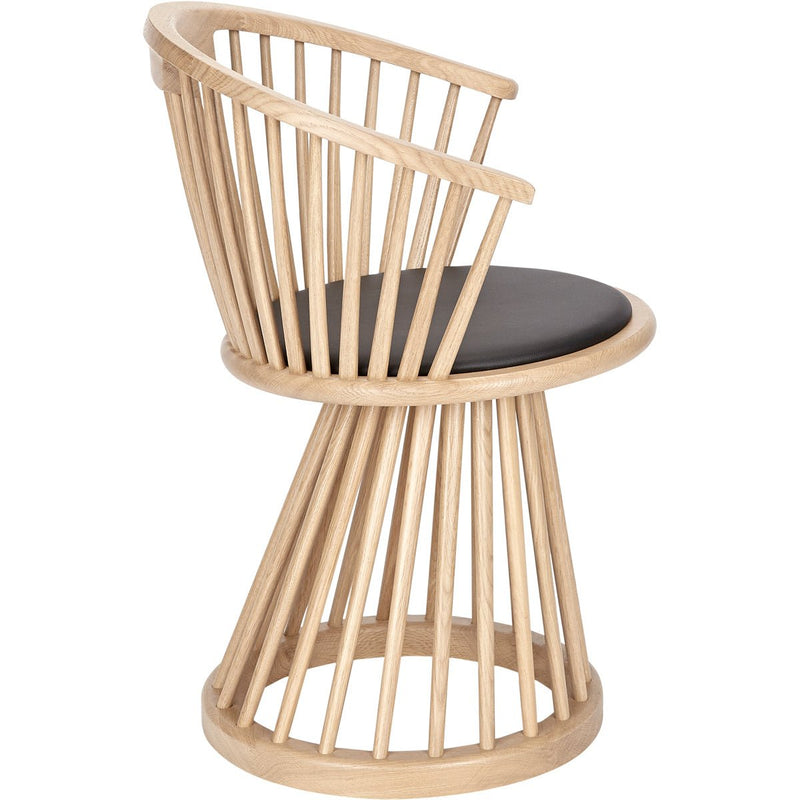 Fan Dining Chair - Natural Oak
