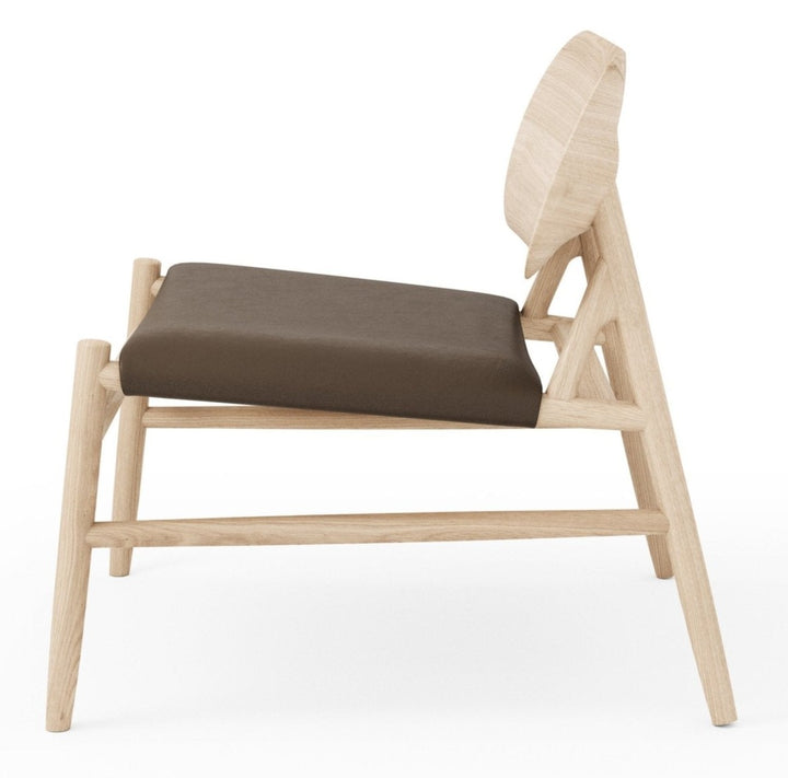 Ferdinand Lounge Chair - BRDR. Kruger - Chairs - Black Lacquered Oak - Spectrum Cinnamon Leather - HORNE