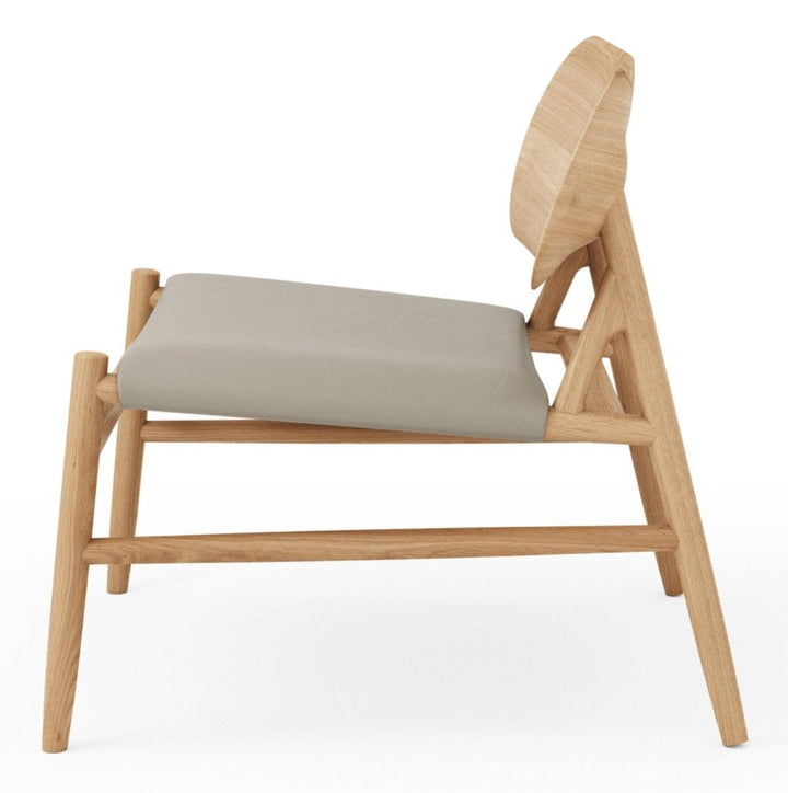 Ferdinand Lounge Chair - BRDR. Kruger - Chairs - Oiled Oak - Spectrum Oyster Leather - HORNE