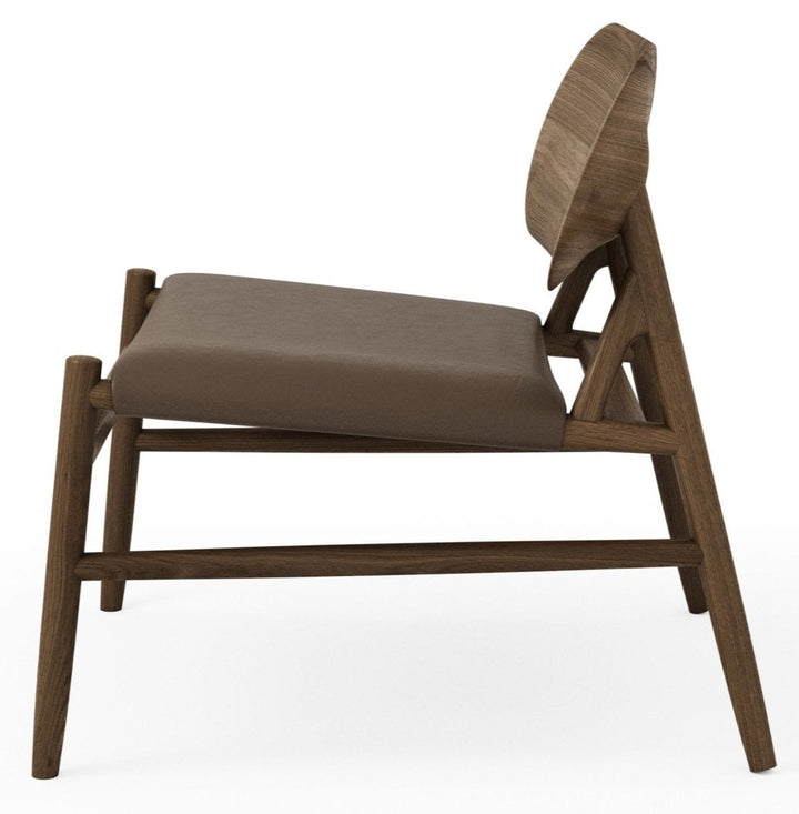 Ferdinand Lounge Chair - BRDR. Kruger - Chairs - Fumed Oak - Spectrum Cinnamon Leather - HORNE
