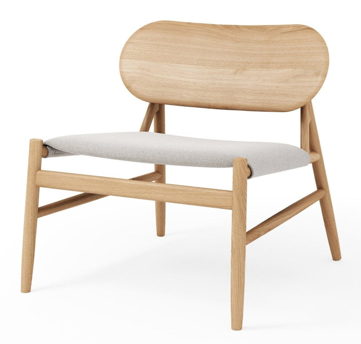 Ferdinand Lounge Chair - BRDR. Kruger - Chairs - Oiled Oak - Hallingdal Grey 0113 - HORNE