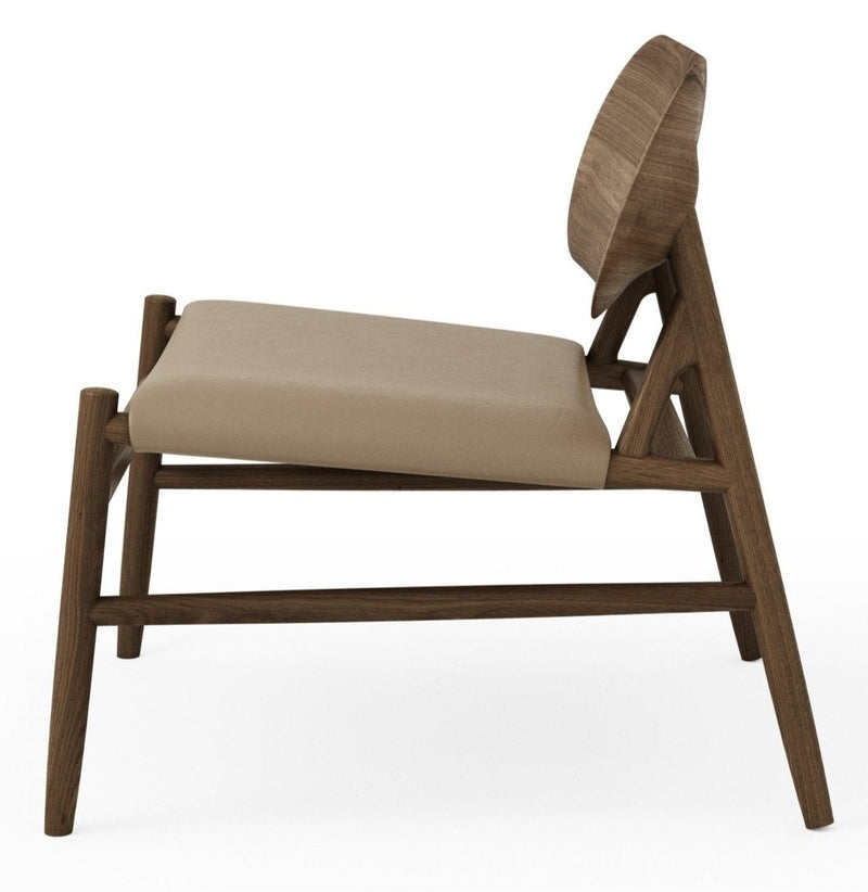 Ferdinand Lounge Chair - BRDR. Kruger - Chairs - Fumed Oak - Savanne Black Leather - HORNE