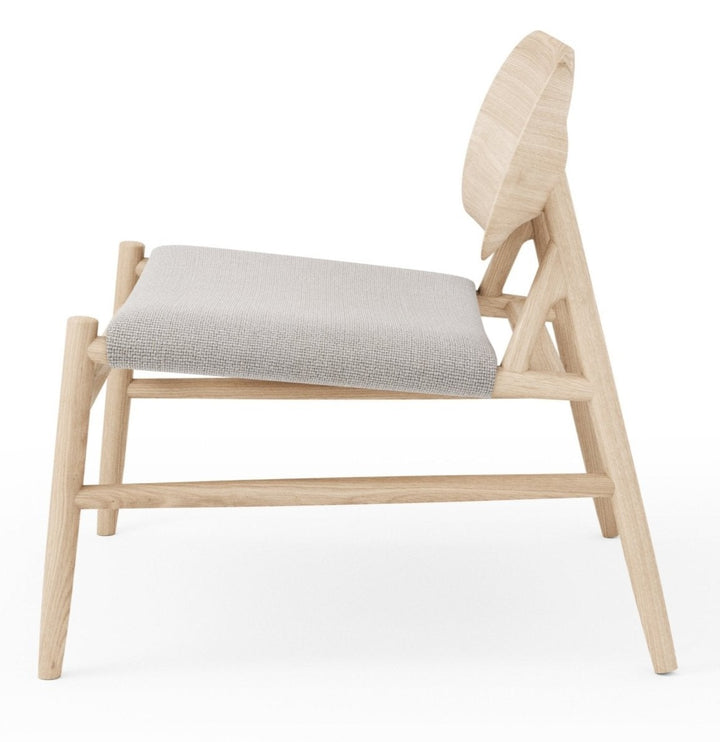 Ferdinand Lounge Chair - BRDR. Kruger - Chairs - Black Lacquered Oak - Hallingdal Grey 0113 - HORNE