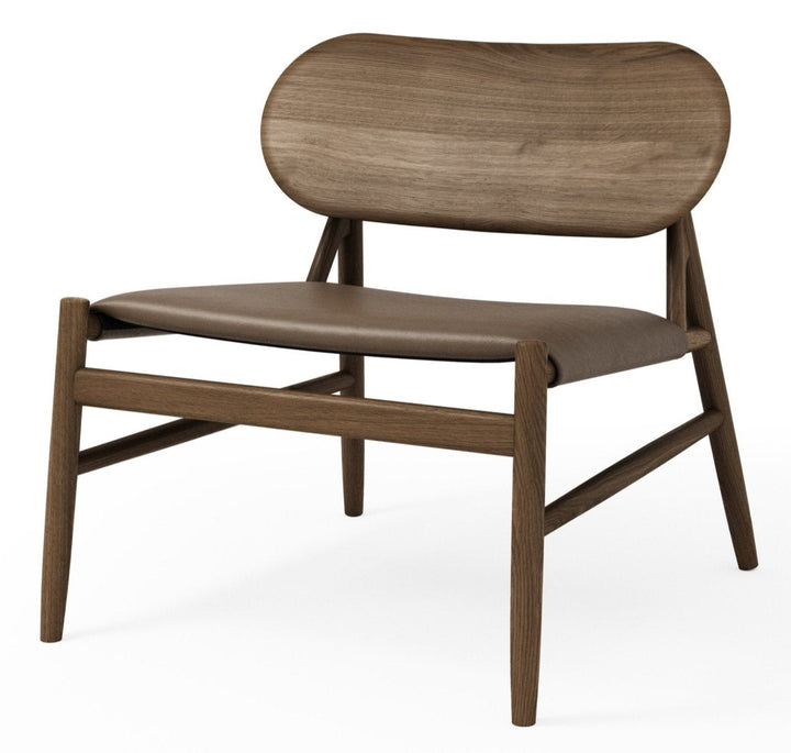 Ferdinand Lounge Chair - BRDR. Kruger - Chairs - Fumed Oak - Spectrum Cinnamon Leather - HORNE