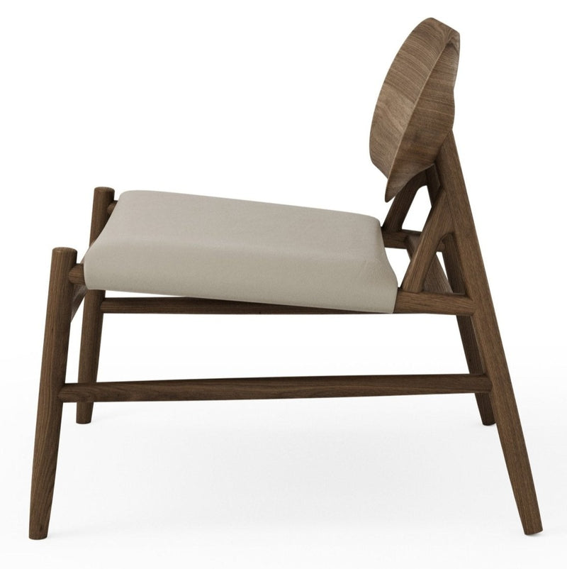 Ferdinand Lounge Chair - BRDR. Kruger - Chairs - Fumed Oak - Savanne Black Leather - HORNE