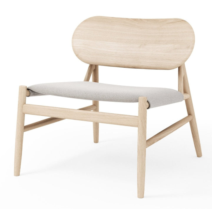 Ferdinand Lounge Chair - BRDR. Kruger - Chairs - Black Lacquered Oak - Hallingdal Grey 0113 - HORNE