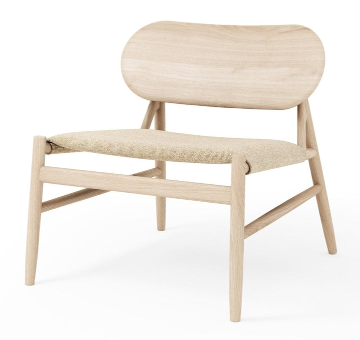 Ferdinand Lounge Chair - BRDR. Kruger - Chairs - Black Lacquered Oak - Moss Cream 0019 - HORNE