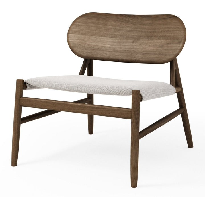 Ferdinand Lounge Chair - BRDR. Kruger - Chairs - Fumed Oak - Hallingdal Grey 0113 - HORNE