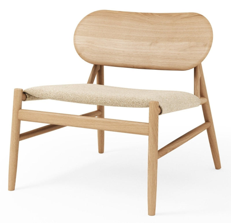 Ferdinand Lounge Chair - BRDR. Kruger - Chairs - Fumed Oak - Savanne Black Leather - HORNE