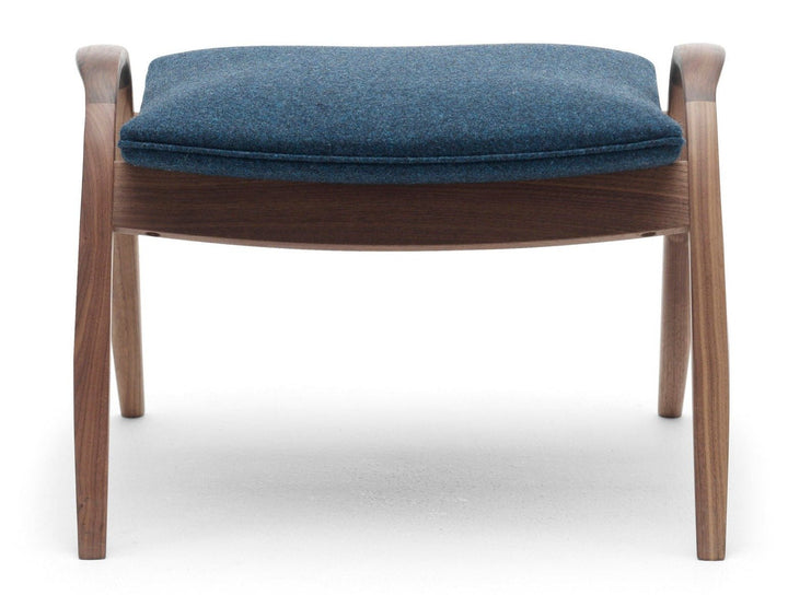 FH430 Signature Foot Stool - Carl Hansen & Son - Stools + Benches + Ottomans - Oiled Walnut/Divina 873 Fabric - HORNE