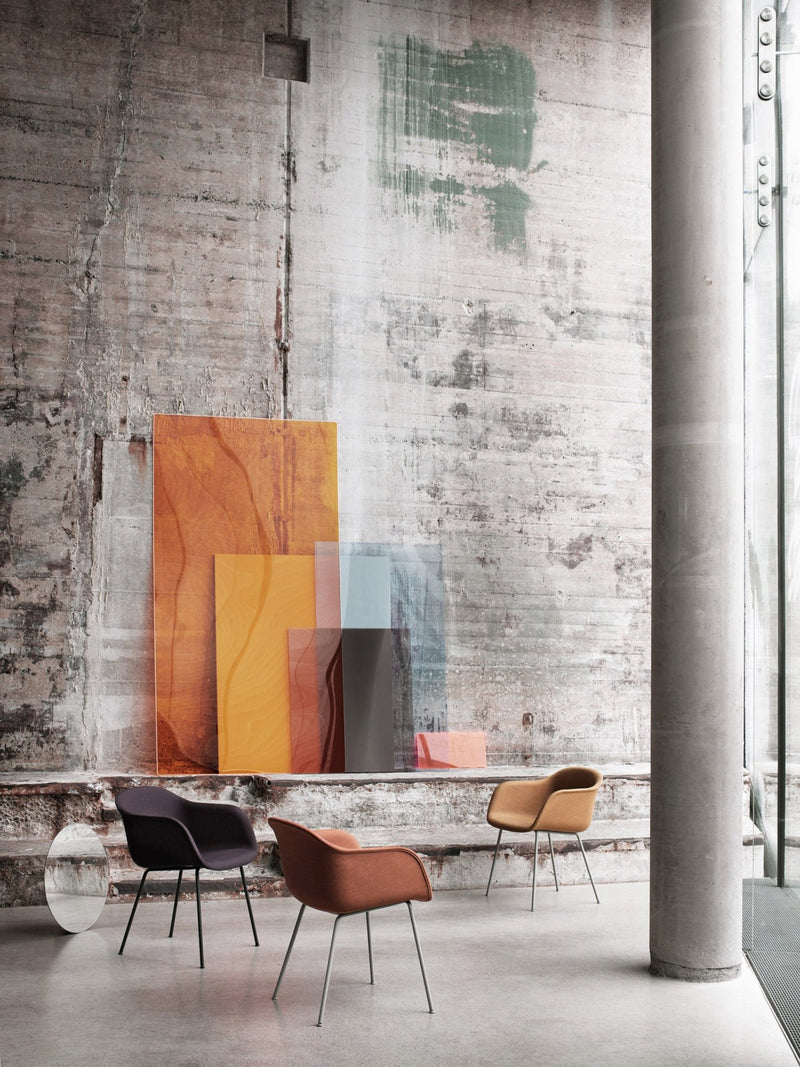 Fiber Armchair - Wood Base - Muuto - Chairs - Black Shell & Black Base - HORNE