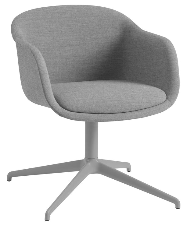Fiber Conference Armchair - Swivel Base - Muuto - Chairs - Remix 133 Seat & Grey Base - HORNE