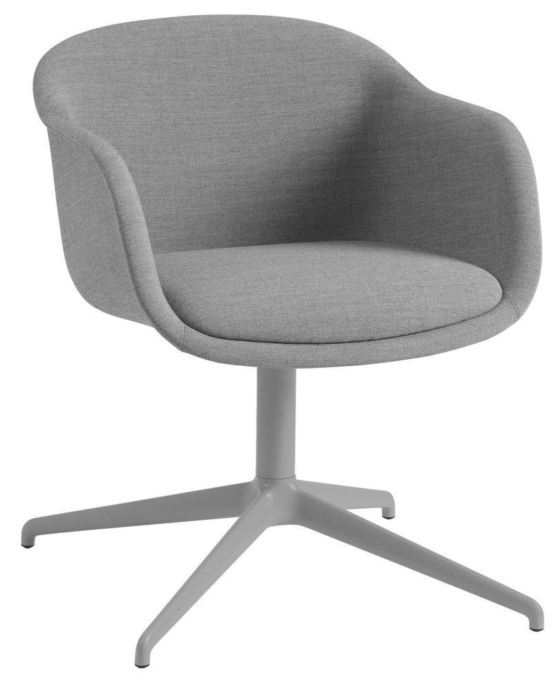 Fiber Conference Armchair - Swivel Base - Muuto - Chairs - Remix 133 Seat & Grey Base - HORNE