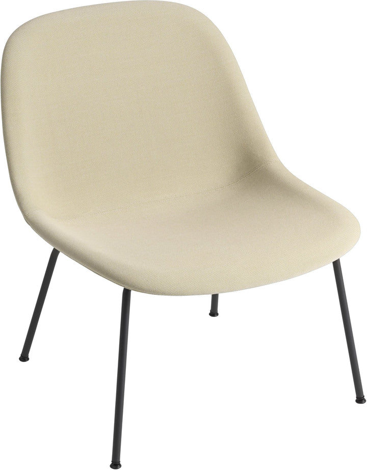 Fiber Lounge Chair - Muuto - Chairs - Tube Base - Tan Steelcut Trio 236 - HORNE